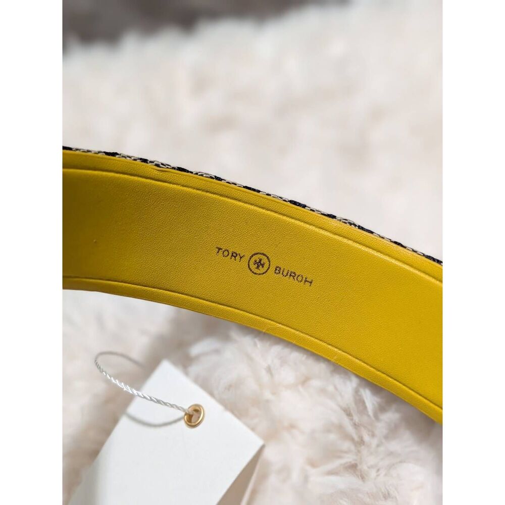 TORY BURCH Blue Monogram Headband - Picture 4 of 4